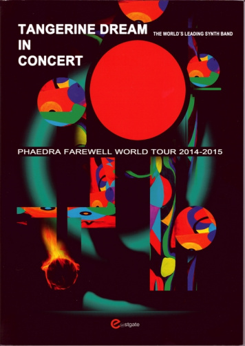 Tangerine Dream | Phaedra Farewell Tour Programme
