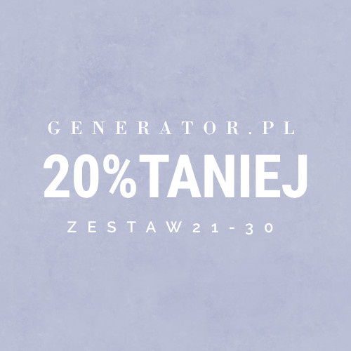 Generator.pl | zestaw 21-30 20% taniej